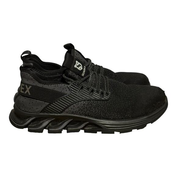 Suadex Steel Toe Work Safety Sneakers Lightweight Black Slip Resistant Men's 11 - Picture 1 of 10